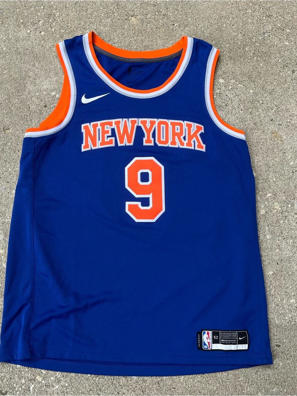 Nike NY KNICKS #9 RJ BARRETT JERSEY SIZE XL